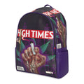High Times Purple Flower Joint Smell Proof Backpack