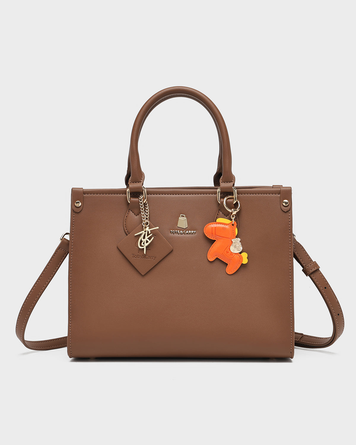 Horse Bag Charm in Orange