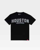 Houston H Town Black and Grey Tee