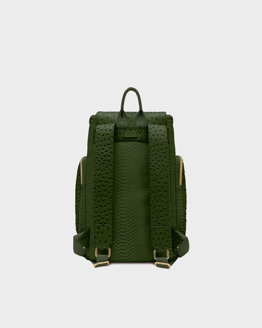 Journey Multi-Pocket Backpack in Olive