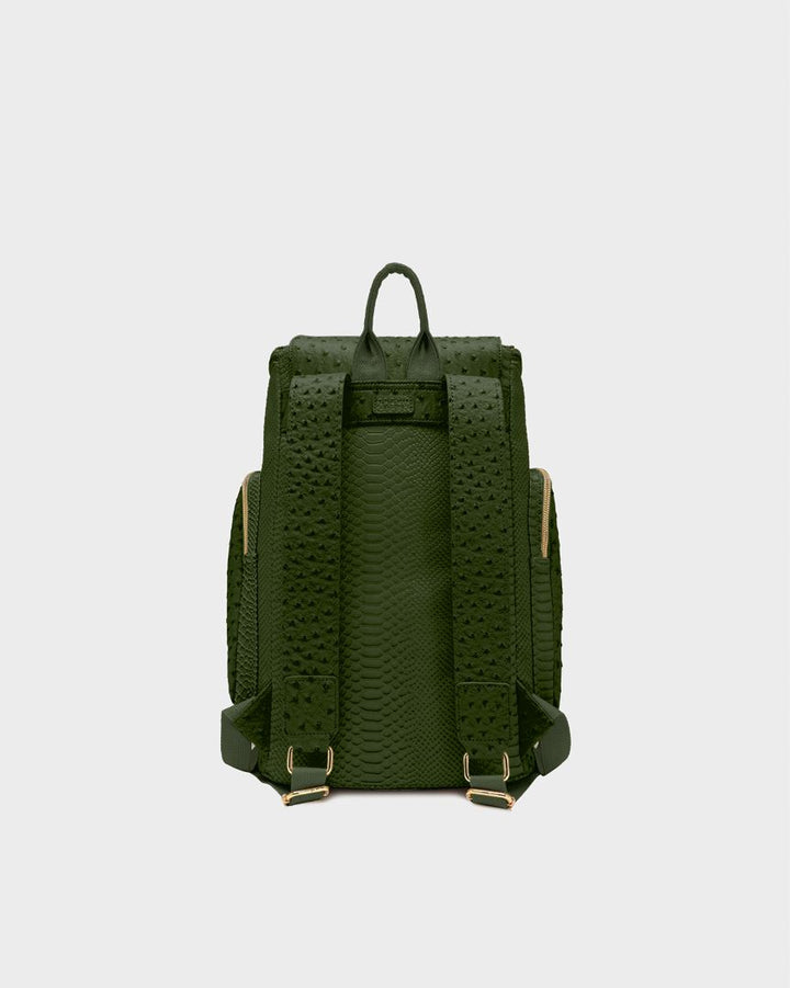 Journey Multi-Pocket Backpack in Olive