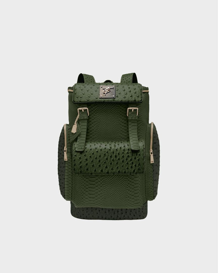 Journey Multi-Pocket Backpack in Olive