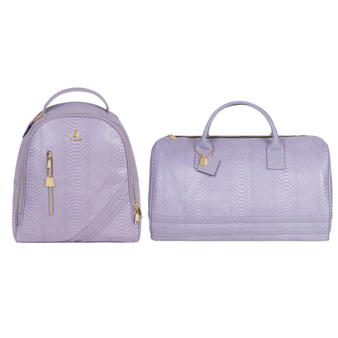 Lavender Apollo 1 BFF Set, Large Backpack/Regular Duffle