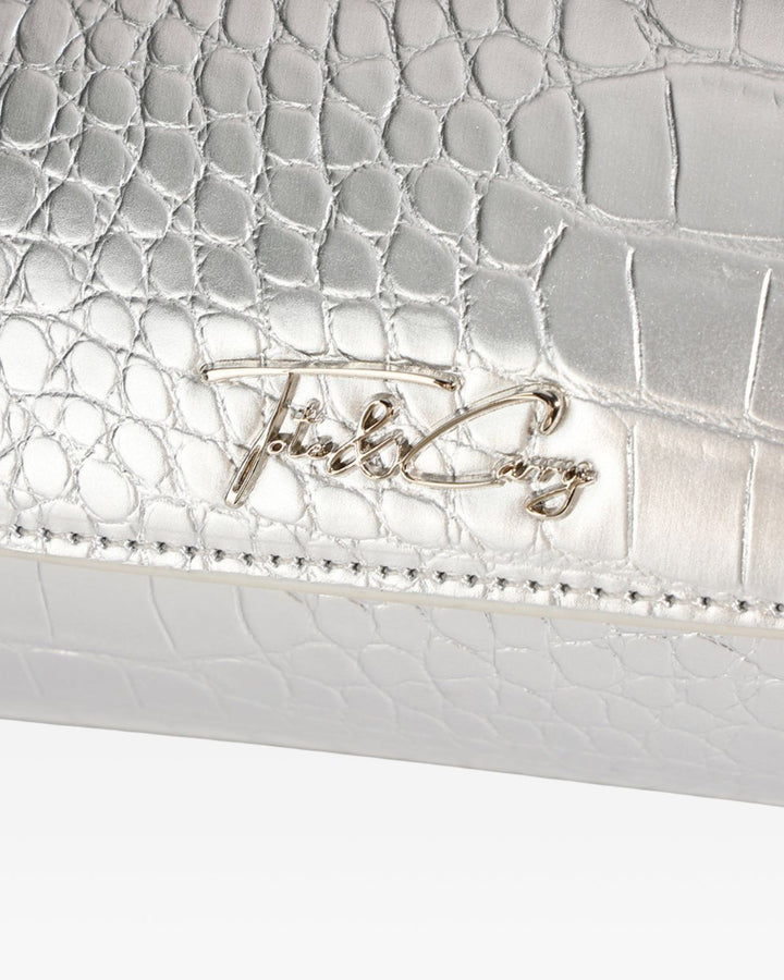 Barrel Purse in Silver