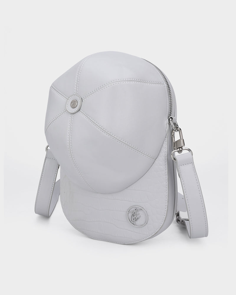 Baseball Cap Design Bag in Grey