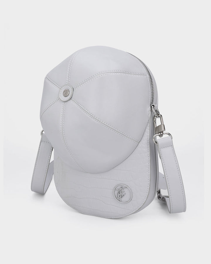 Baseball Cap Design Bag in Grey