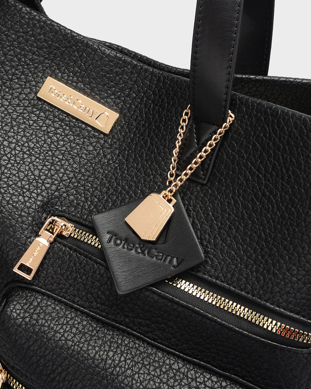 Stashly CarryAll Tote Bag in Black