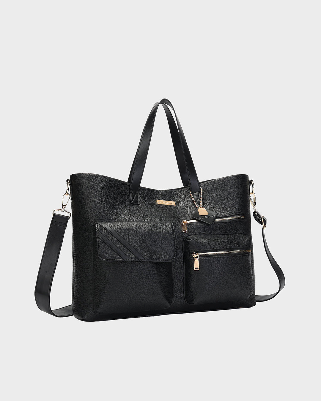Stashly CarryAll Tote Bag in Black