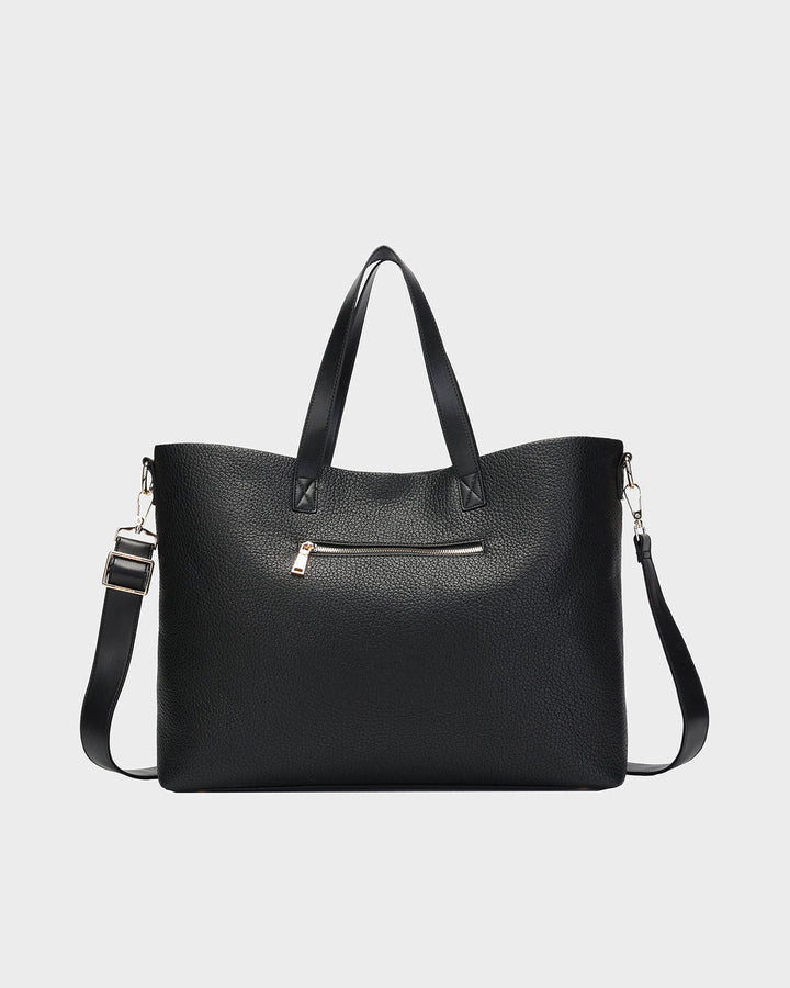 Stashly CarryAll Tote Bag in Black