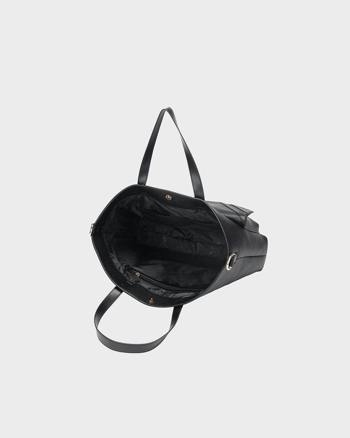 Stashly CarryAll Tote Bag in Black