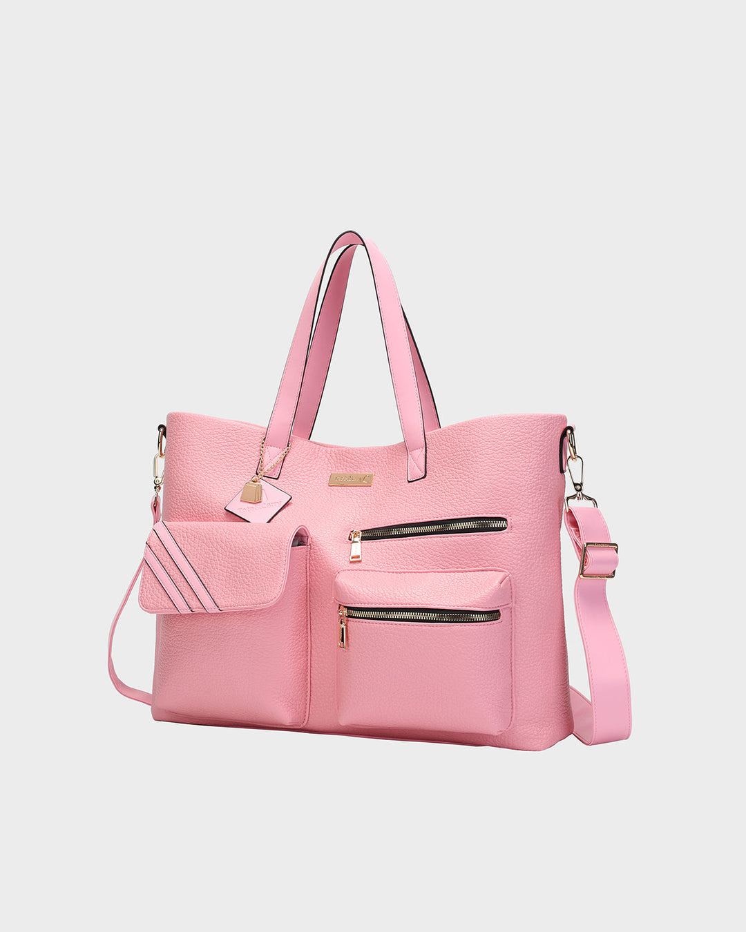 Stashly CarryAll Tote Bag in Pink