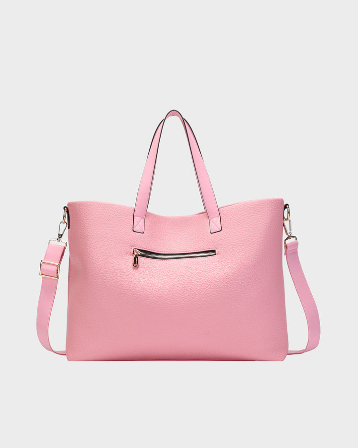 Stashly CarryAll Tote Bag in Pink