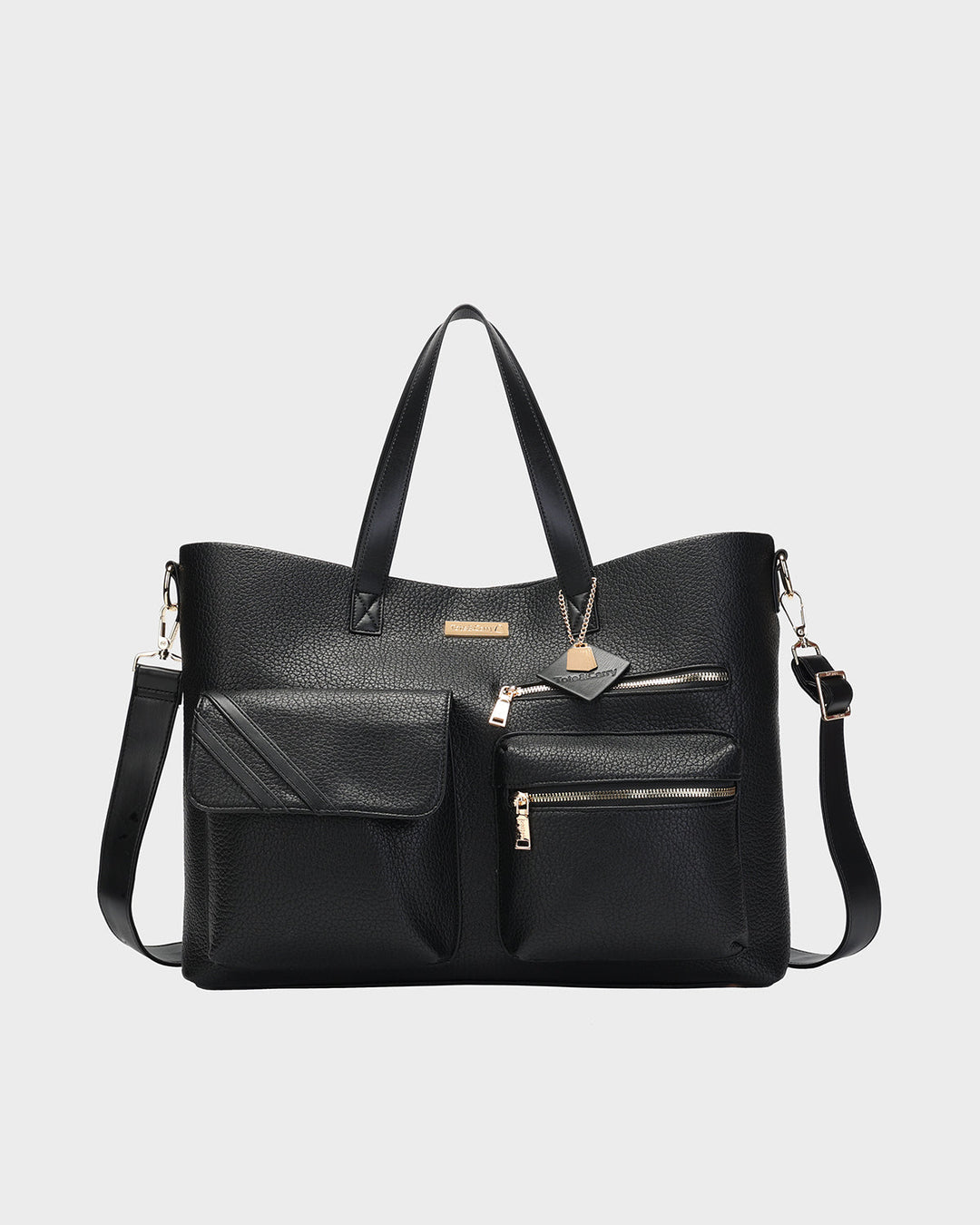 Stashly CarryAll Tote Bag in Black