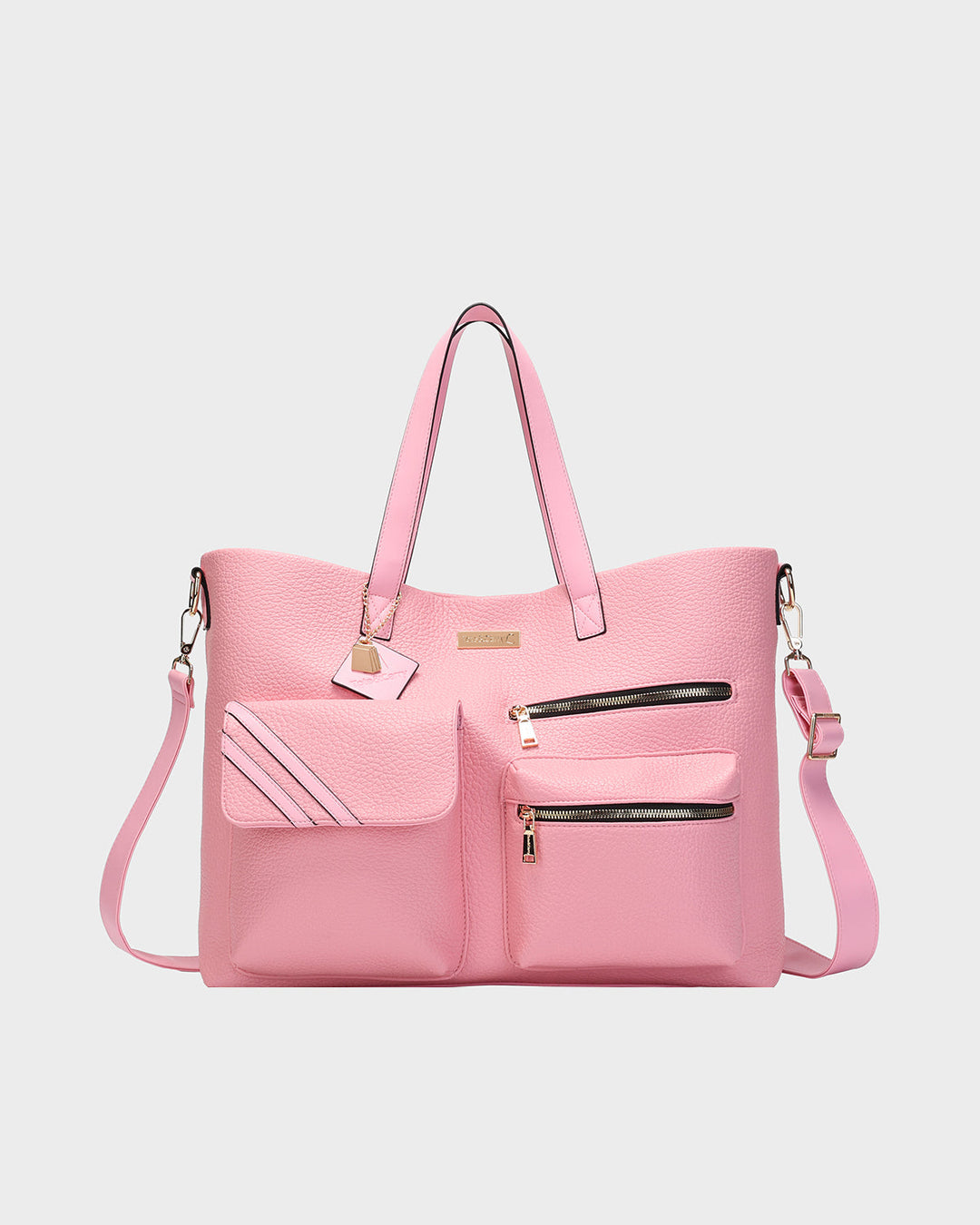 Stashly CarryAll Tote Bag in Pink