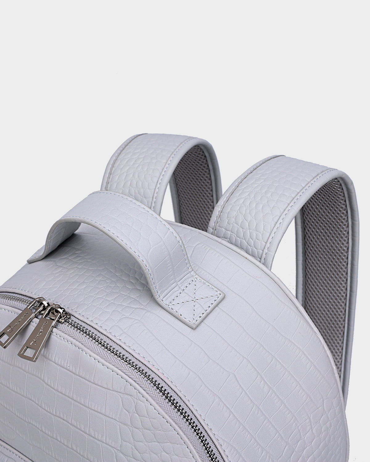 grey mini backpack Leather Classic Backpack in Grey – Tote&Carry