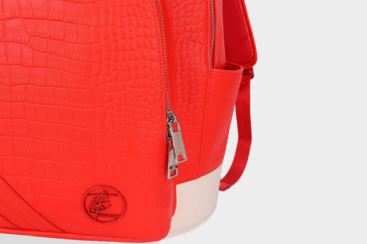 allintitel:red leather backpack mens Leather Classic Backpack in Red – Tote&Carry