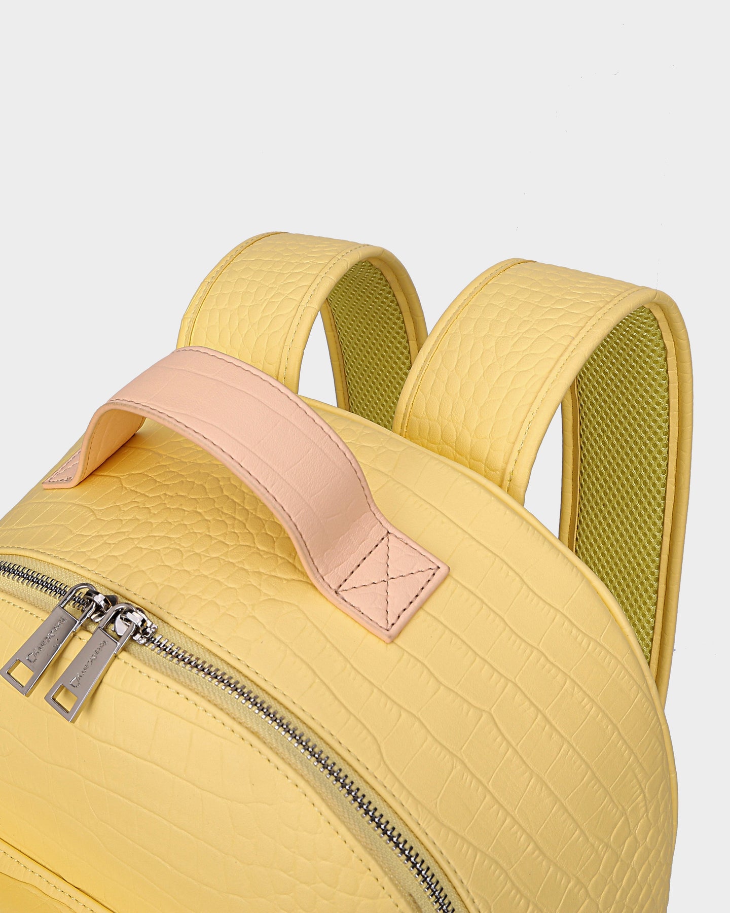 bright yellow leather backpack Leather Classic Backpack in Yellow – Tote&Carry