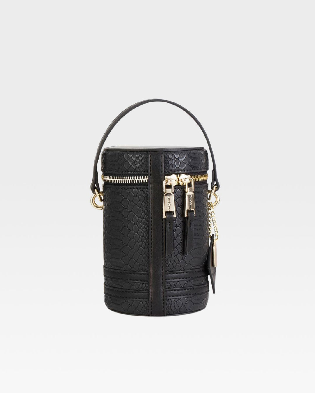 Mini Barrel Purse in Black
