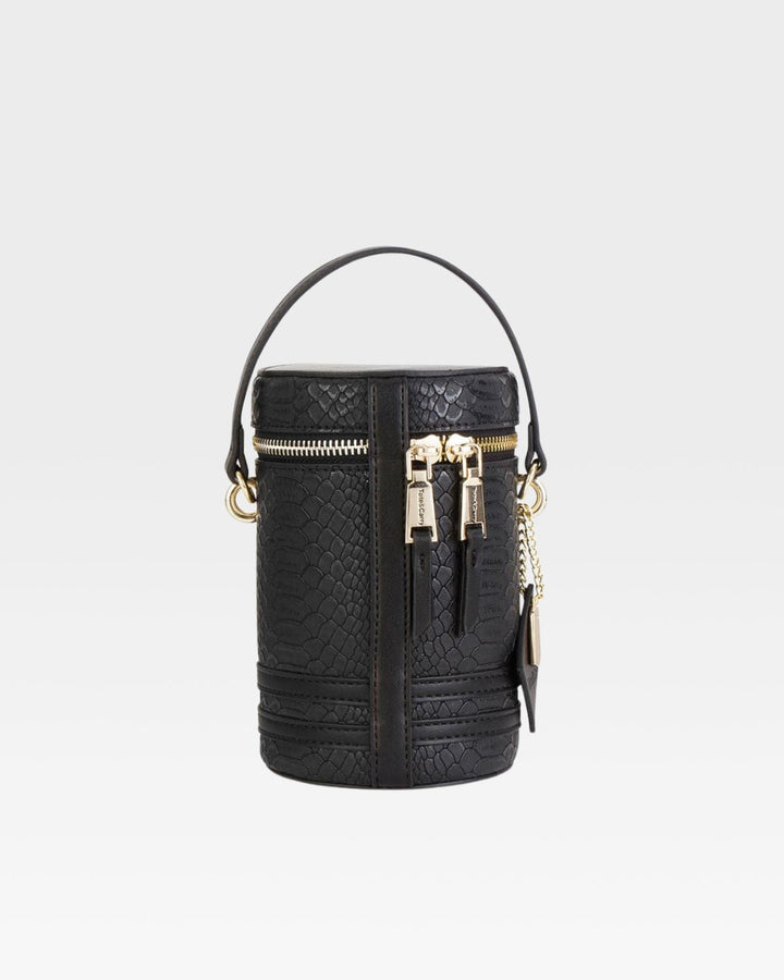 Mini Barrel Purse in Black