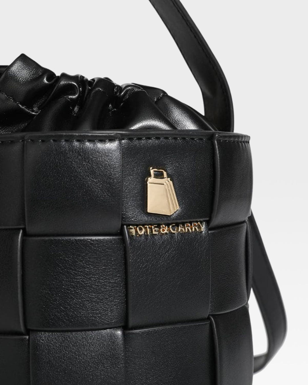 Mini Bucket Bag in Black