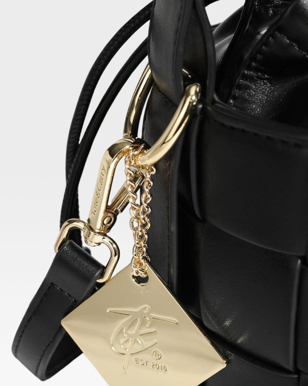 Mini Bucket Bag in Black