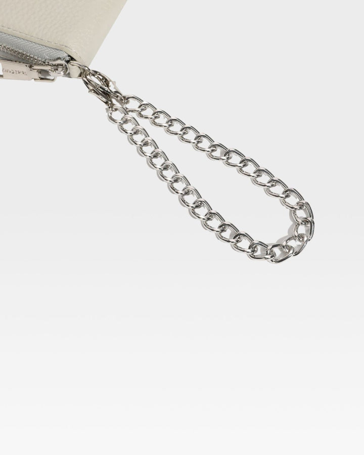 Mini Chain Wallet in Grey