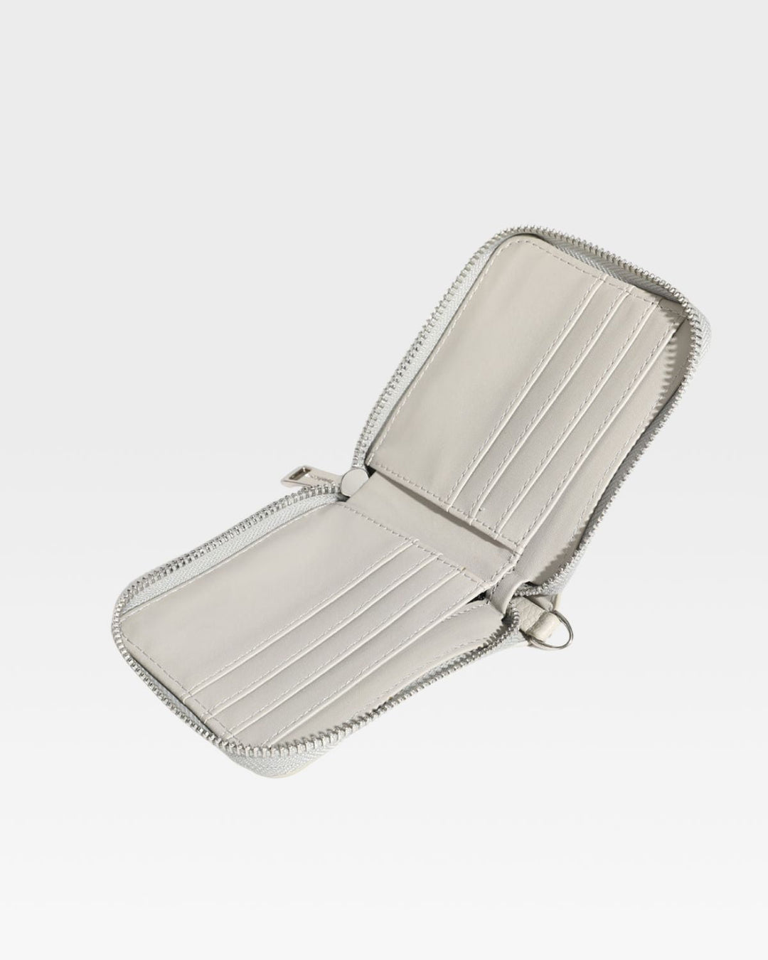 Mini Chain Wallet in Grey