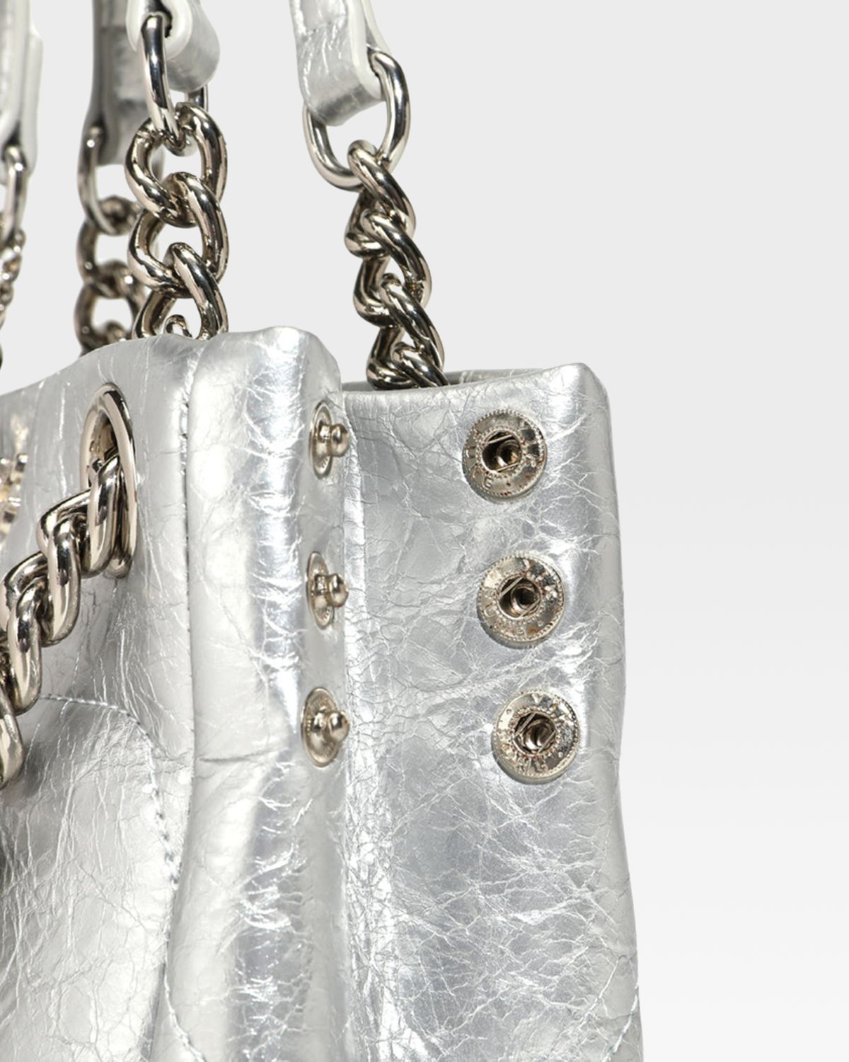 希少 HEAD PORTER LARGE SILVER TOTE BAG CMACK TOTE - Silver – MacKenzie83