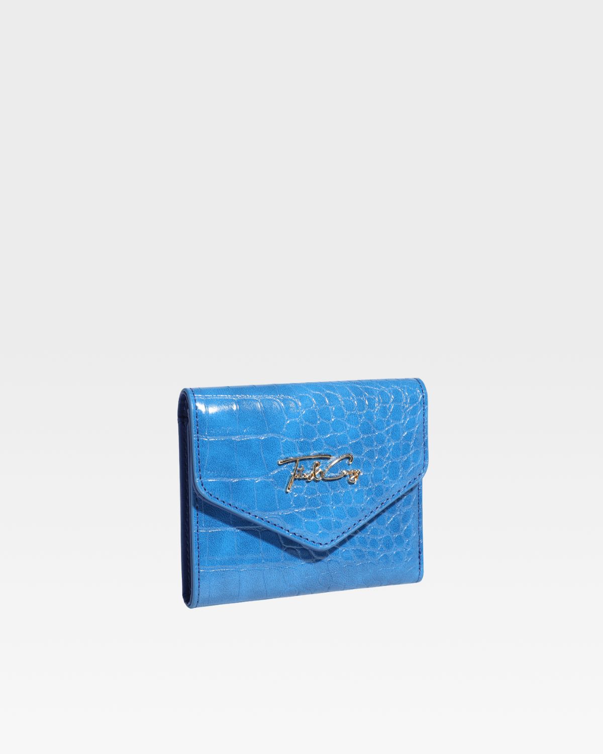 Leather Mini Wallet in Royal Blue – Tote&Carry