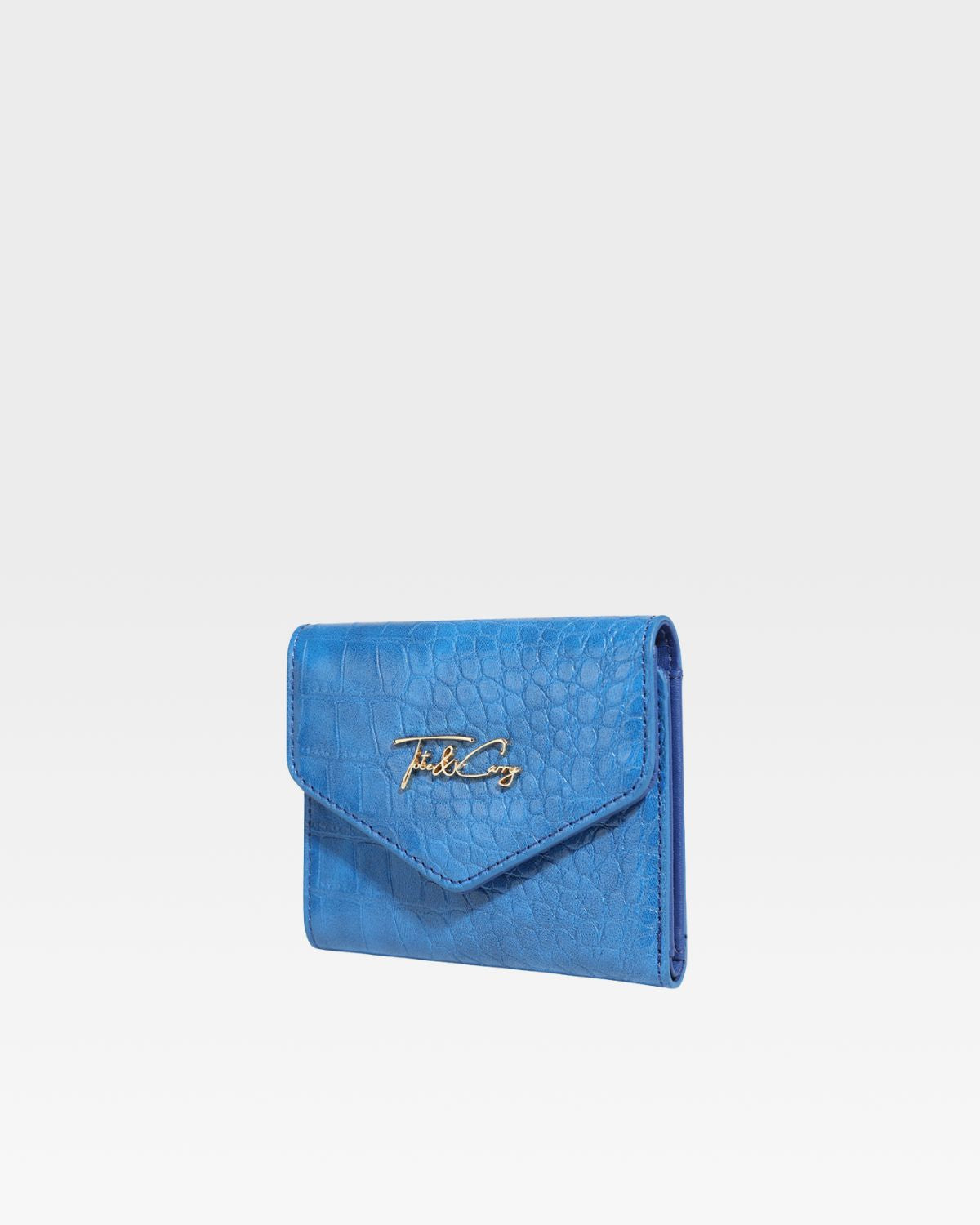 Leather Mini Wallet in Royal Blue – Tote&Carry