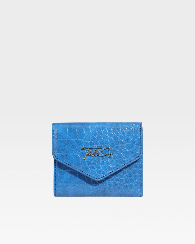 Leather Mini Wallet in Royal Blue – Tote&Carry