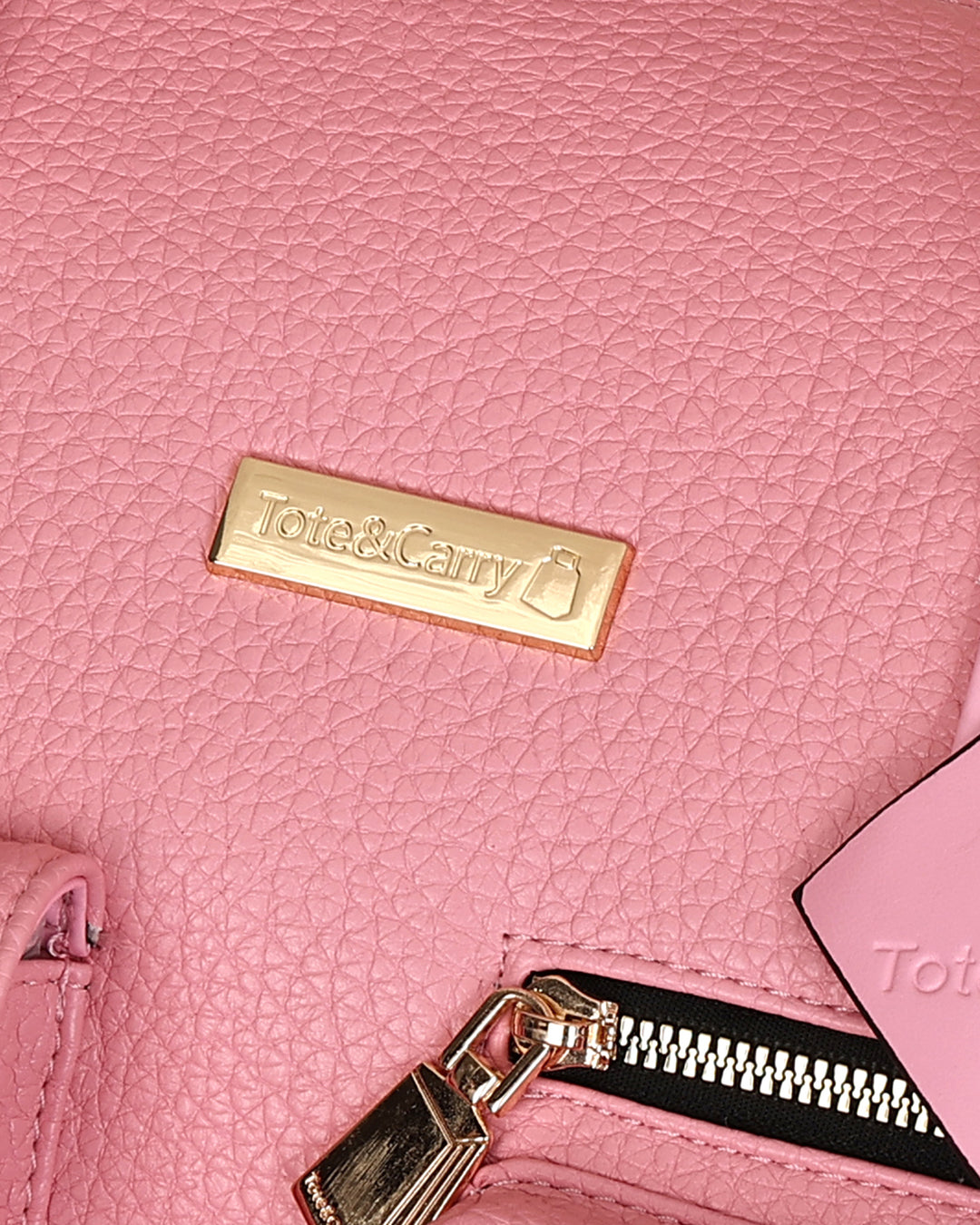 Leather Utility Rolling Duffle in Pink