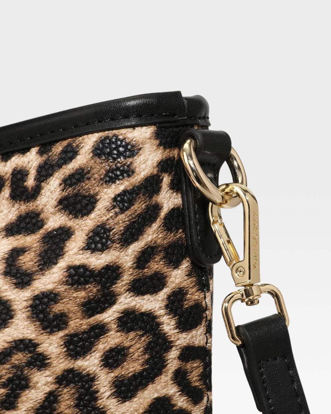 Leopard Print Tote Bag in Brown