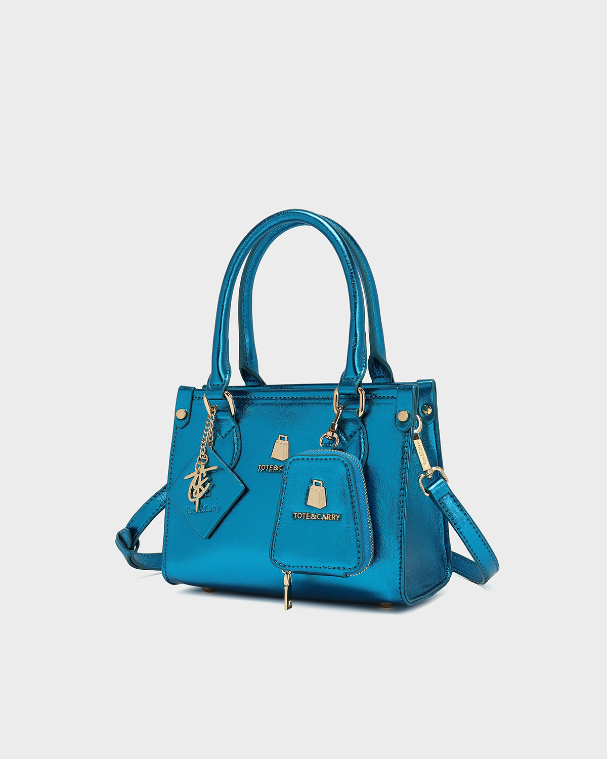 Lisse Mini Tote Bag in Arctic Blue