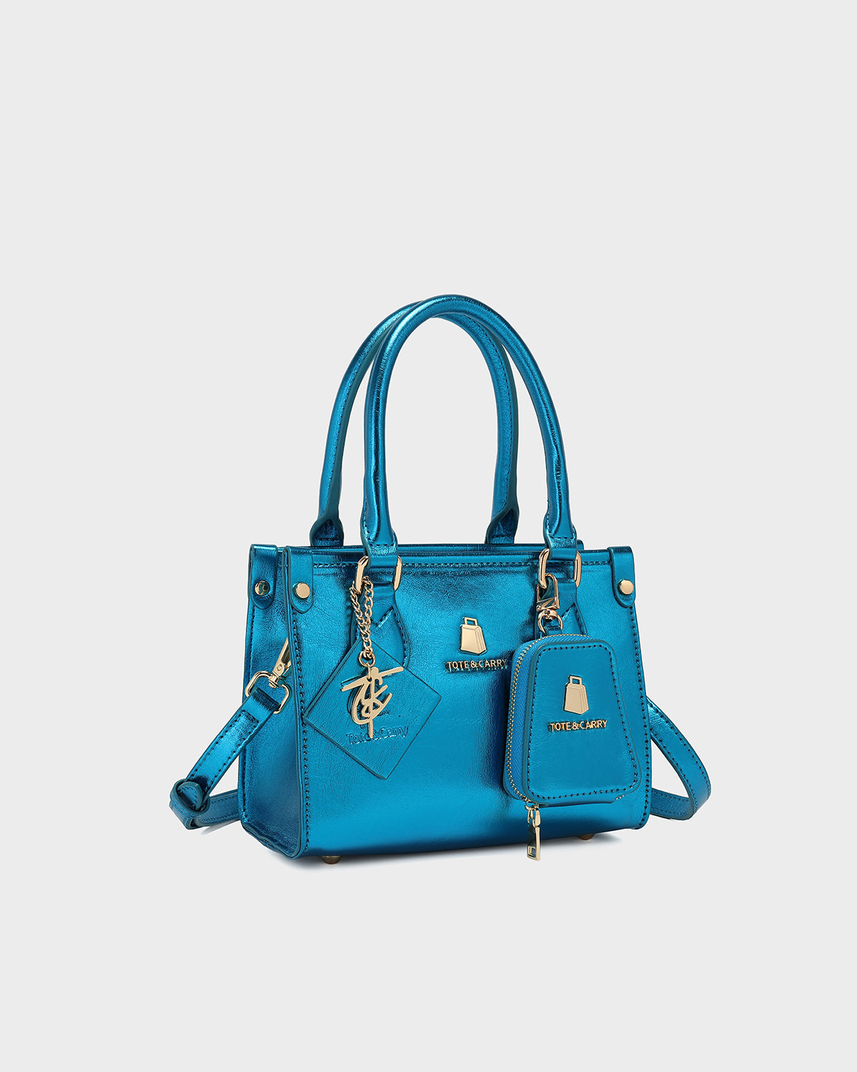 Lisse Mini Tote Bag in Arctic Blue