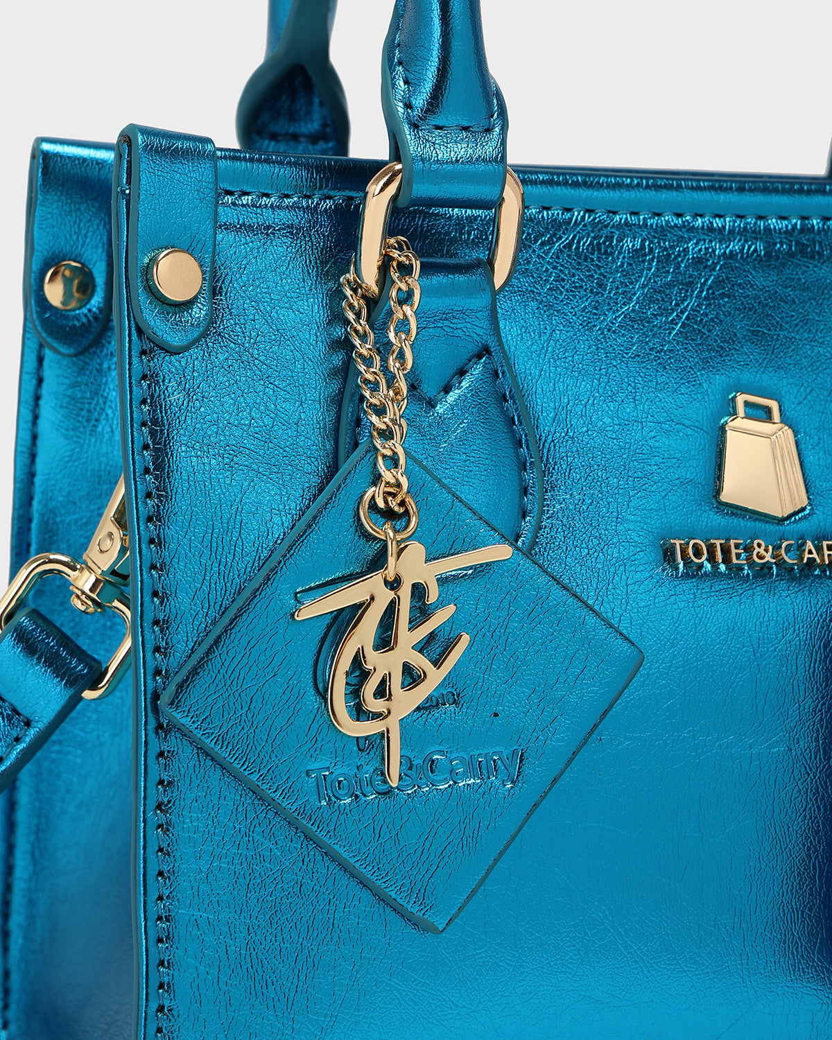 Lisse Mini Tote Bag in Arctic Blue