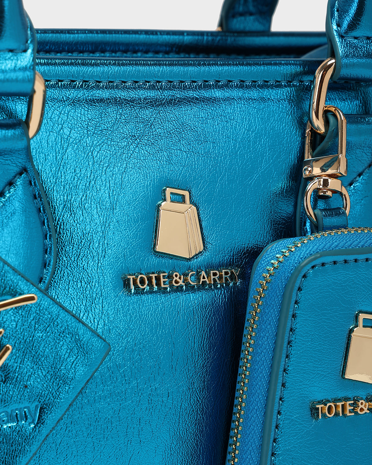 Lisse Mini Tote Bag in Arctic Blue