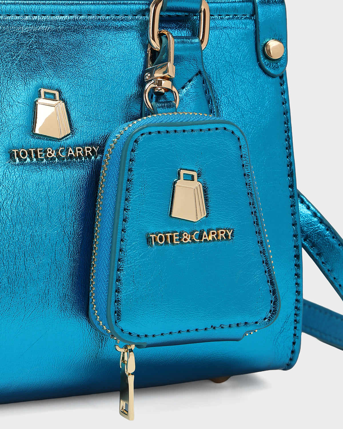 Lisse Mini Tote Bag in Arctic Blue