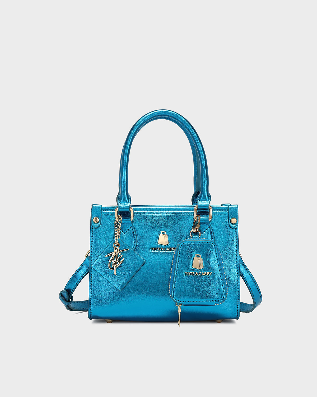 Lisse Mini Tote Bag in Arctic Blue