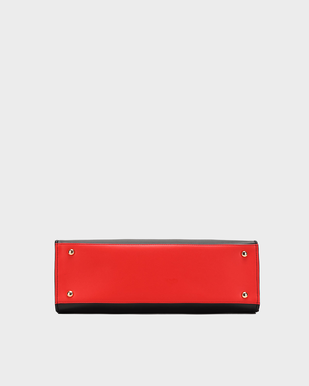 Lisse Mini Tote Bag in Black & Red