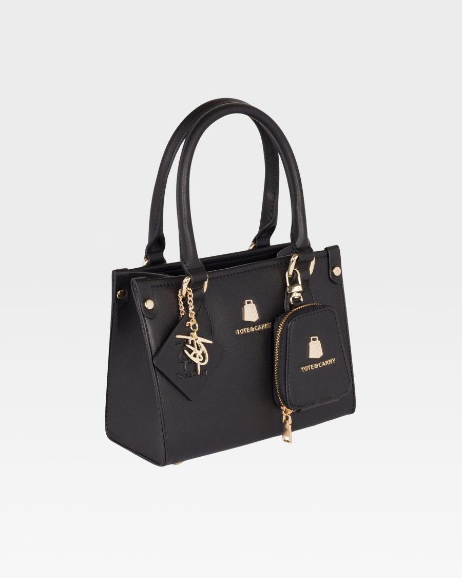 Mini Tote Bag in Black