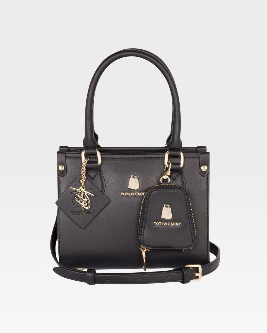 Mini Tote Bag in Black