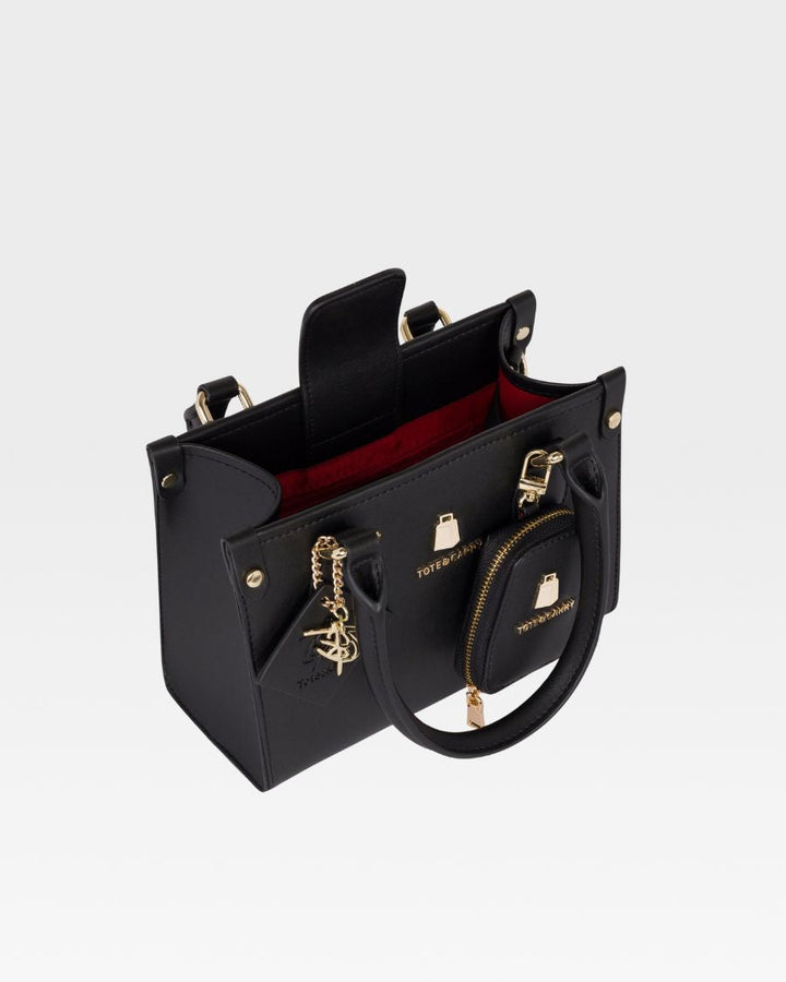 Mini Tote Bag in Black