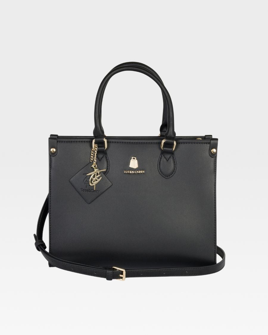 Mini Tote Bag in Black