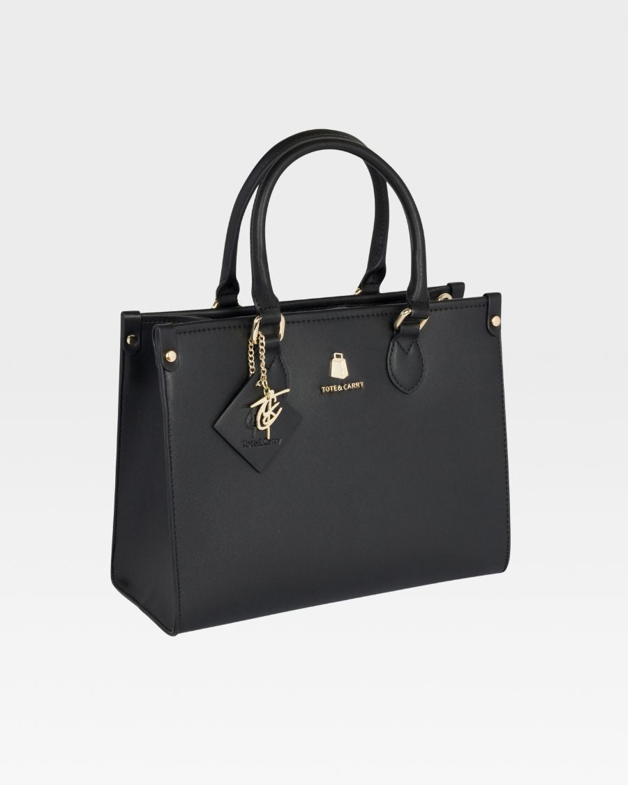 Mini Tote Bag in Black