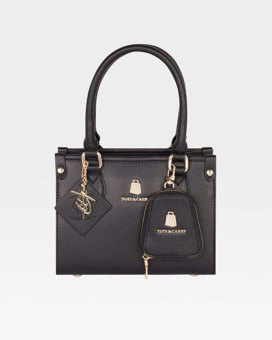 Mini Tote Bag in Black