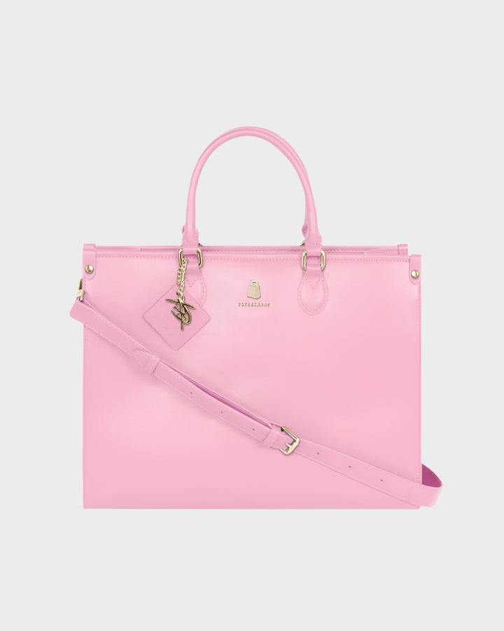 Lisse Mini Tote Bag in Bubble Gum