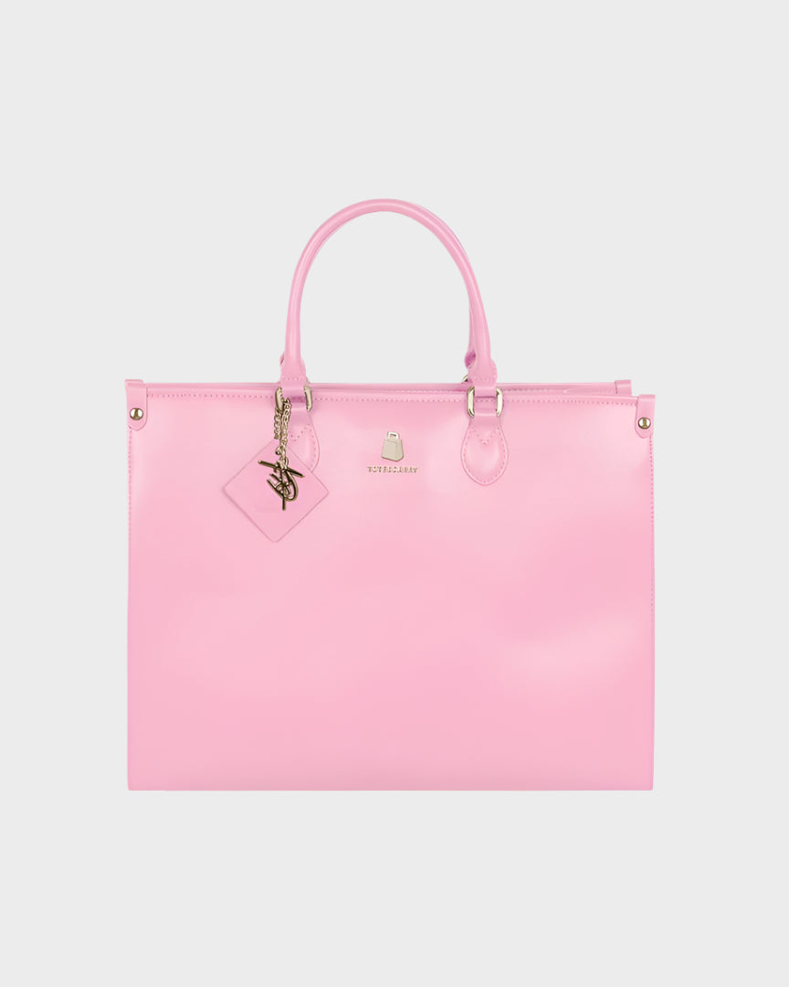 Lisse Mini Tote Bag in Bubble Gum