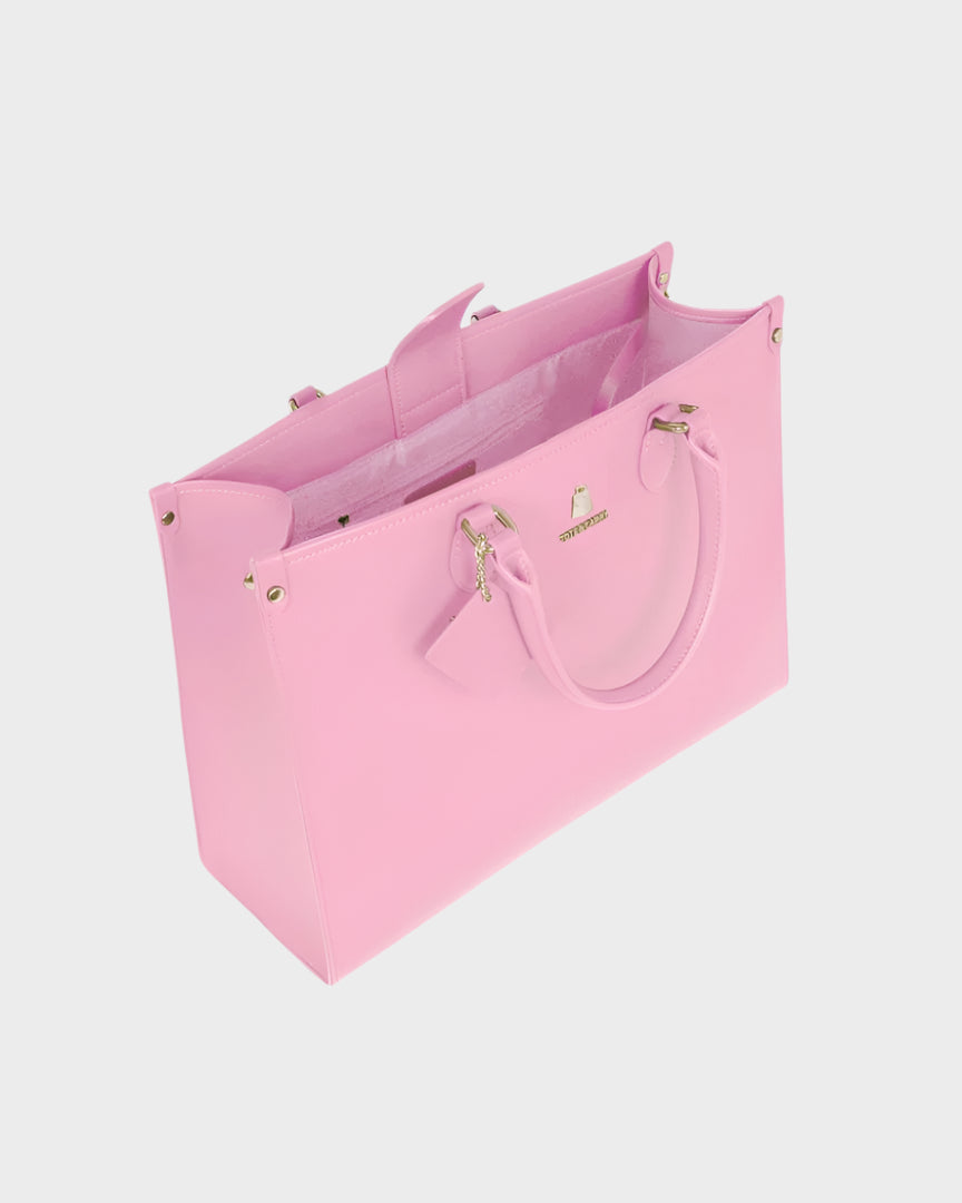 Lisse Mini Tote Bag in Bubble Gum