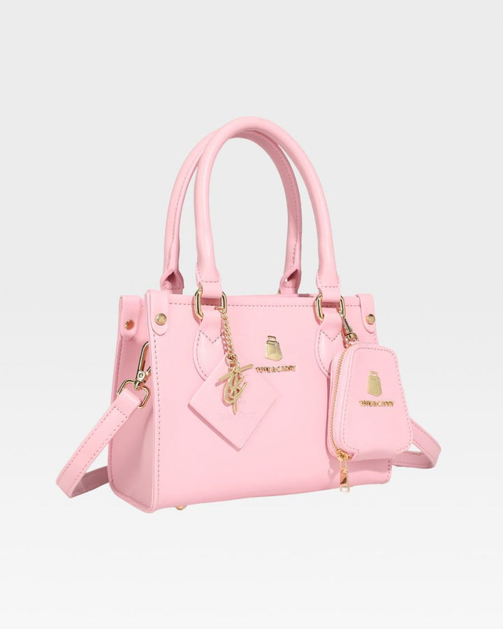 Mini Tote Bag in Bubble Gum Pink